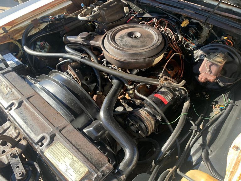Original Small Block V8 Motor im 1972 El Camino SS Matching Numbers
